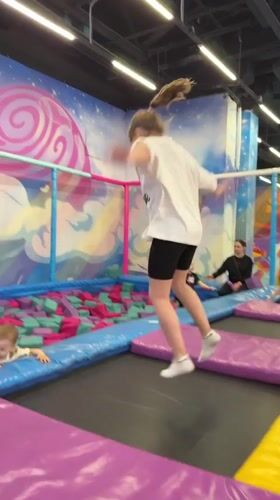 Mother and child enjoy afternoon at Russian indoor playground