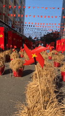 Festive street scenes and outdoor gaming in Bắc Nha Trang