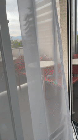 Family documents morning hotel stay in Sochi, Russia