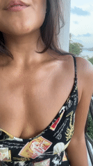 Woman enjoys river balcony view in Kadewatta, Sri Lanka