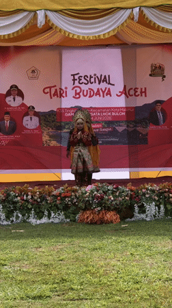 Festival Tari Budaya Aceh traditional dance performances in Langkuta