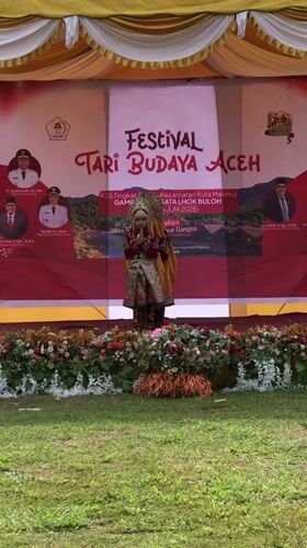 Festival Tari Budaya Aceh traditional dance performances in Langkuta