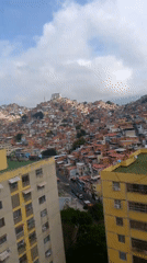 Caracas residential areas documented under cloudy skies Monday afternoon