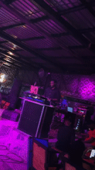 DJ makes heart gesture during performance in Howayi club