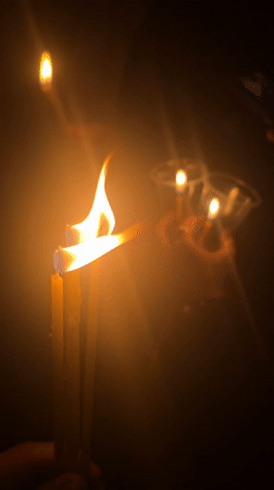 Candlelight vigil held in Yambol, Bulgaria Saturday evening