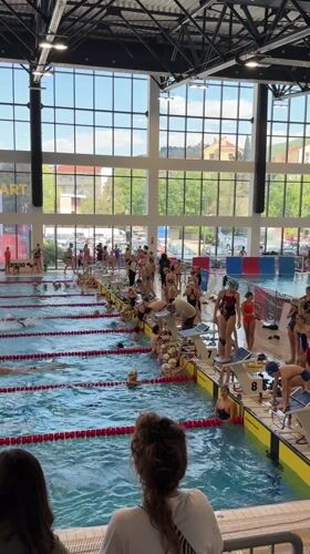 Swimming competition begins in Trebinje indoor pool facility