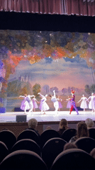 Ballet performance captured at Ulyanovsk theater