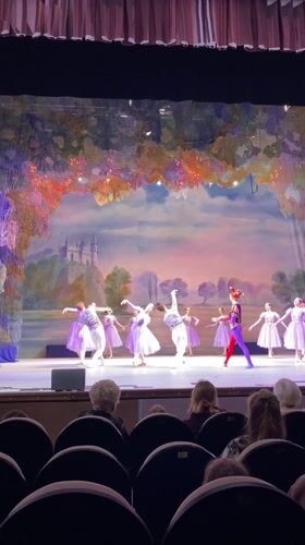 Ballet performance captured at Ulyanovsk theater
