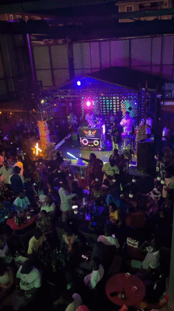 Live music and nightlife at crowded multi-level venue