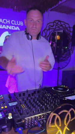 DJ performs afternoon set at Elephant Beach Club Thailand