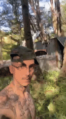 Tattooed man spotted in Ushuaia forest area