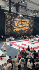 Martial arts competition underway in Russian indoor arena