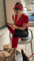 Coffee preparation and social media content captured in Budva