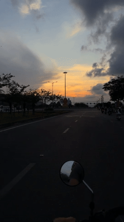 Dramatic sunset observed across Nam Nha Trang Ward Vietnam