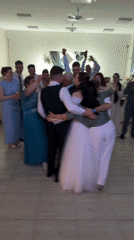Wedding celebration captured in Chaikovsky, Russia