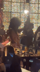Evening social gathering at North Kuta restaurant-club venue