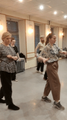Dance class session observed in Saint Petersburg room