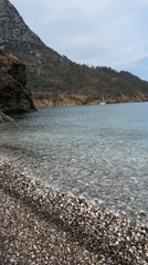 Peaceful beach scene documented in Kumluca, Turkey