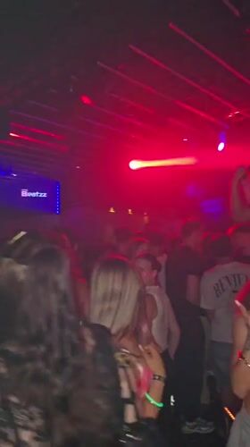 Inside Beatzz nightclub, Leipzig, on a Friday night