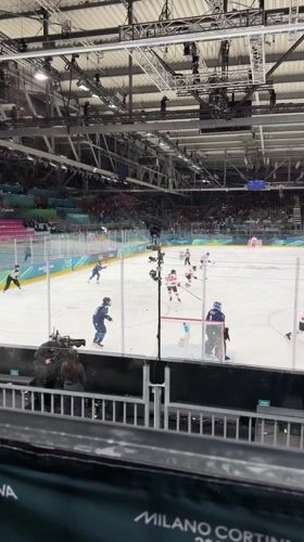 Finland vs Canada women's hockey at Milano Cortina 2026 venue