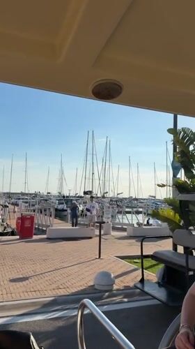 Marina scenes captured in Salerno during sunny afternoon