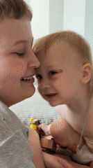 Children's everyday moments captured in Moskovskiy, Russia