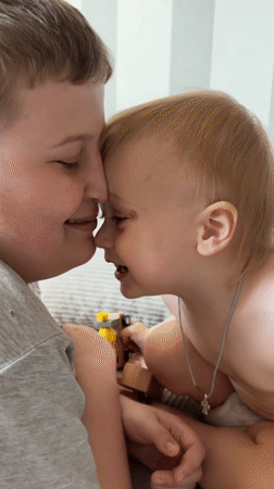 Children's everyday moments captured in Moskovskiy, Russia