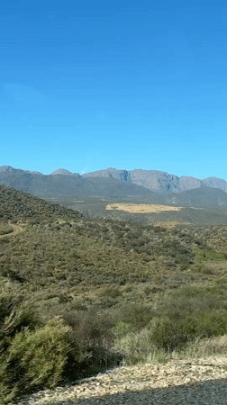 Road journey documented through South Africa's Cederberg Nu region