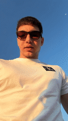 Beach sunset documented across 16 minutes in Greece