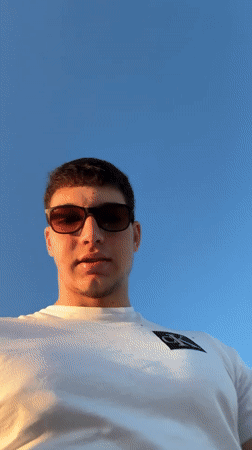 Beach sunset documented across 16 minutes in Greece