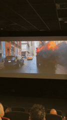 Moviegoer records Spider-Man action film screening in Rehovot theater