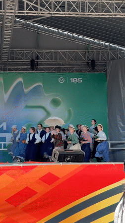Traditional folk performance draws small crowd in Birobidzhan