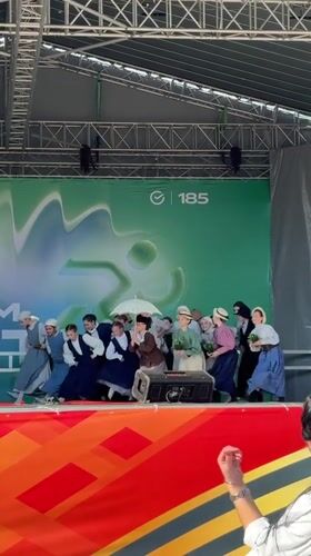 Traditional folk performance draws small crowd in Birobidzhan