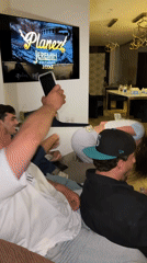 Early morning social gathering captured in West Hollywood residence