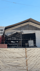 Glimpses of daily life and makeshift shelter in Gaza