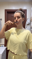 Evening routine documented in Klin bedroom and bathroom