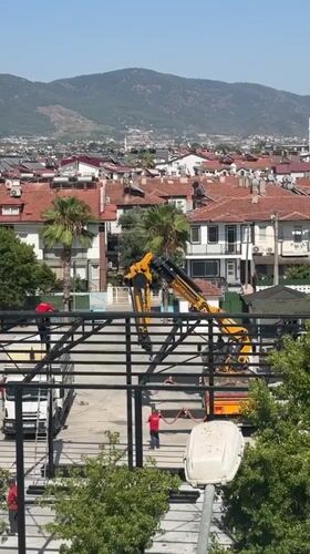 A sunny afternoon around Fethiye, construction and street scenes