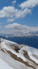 Visitor documents scenic mountain resort experience in Estosadok, Russia
