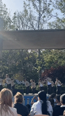 Youth dance troupe performs outdoor show in Salou