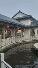 Chinese heritage site in Pandak draws visitors along a lantern-lined canal