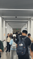 Morning foot traffic captured at Shanghai campus location