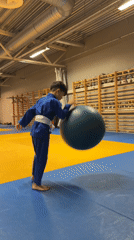 Judo kids mix drills and free play in Tallinn gym