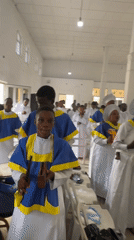 Church choir performs Sunday service in Badagry, Nigeria