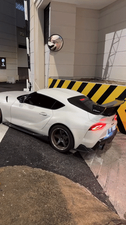 Modified Toyota Supra spotted at Kuala Lumpur valet area