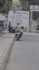 Delivery riders and street workers on a slow South Jakarta morning