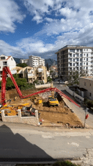 Ordinary afternoon moments documented in Boreti, Montenegro construction and cooking