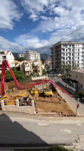 Ordinary afternoon moments documented in Boreti, Montenegro construction and cooking