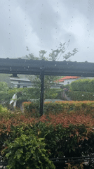 Morning rainstorm soaks residential areas in southern Thailand