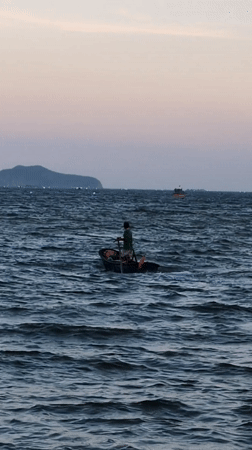 Beach life unfolds along Quy Nhon coastline