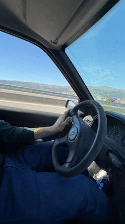 Driver spotted in Peugeot on highway near Vila Real
